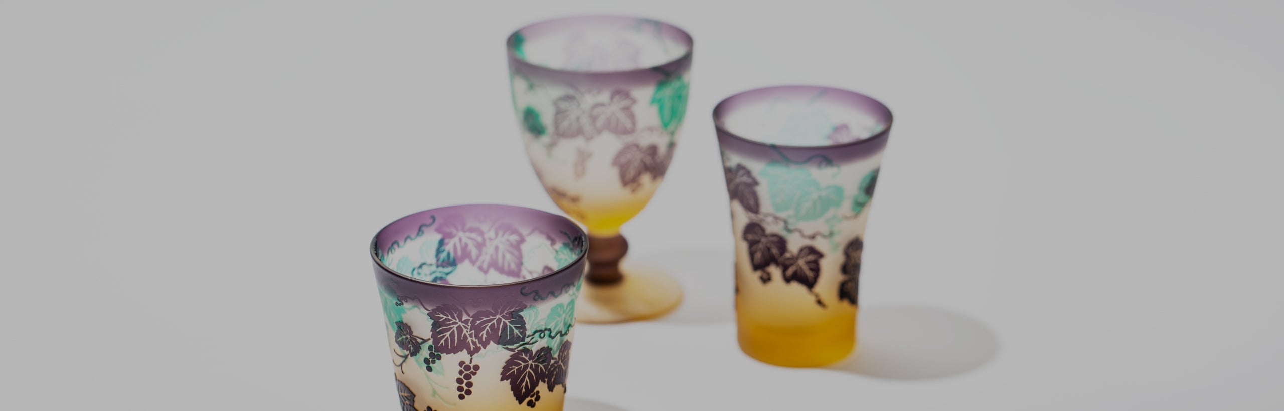 彫刻 幻夢柄子 ｜江戸切子グラスならTABLEAU ONLINE SHOP