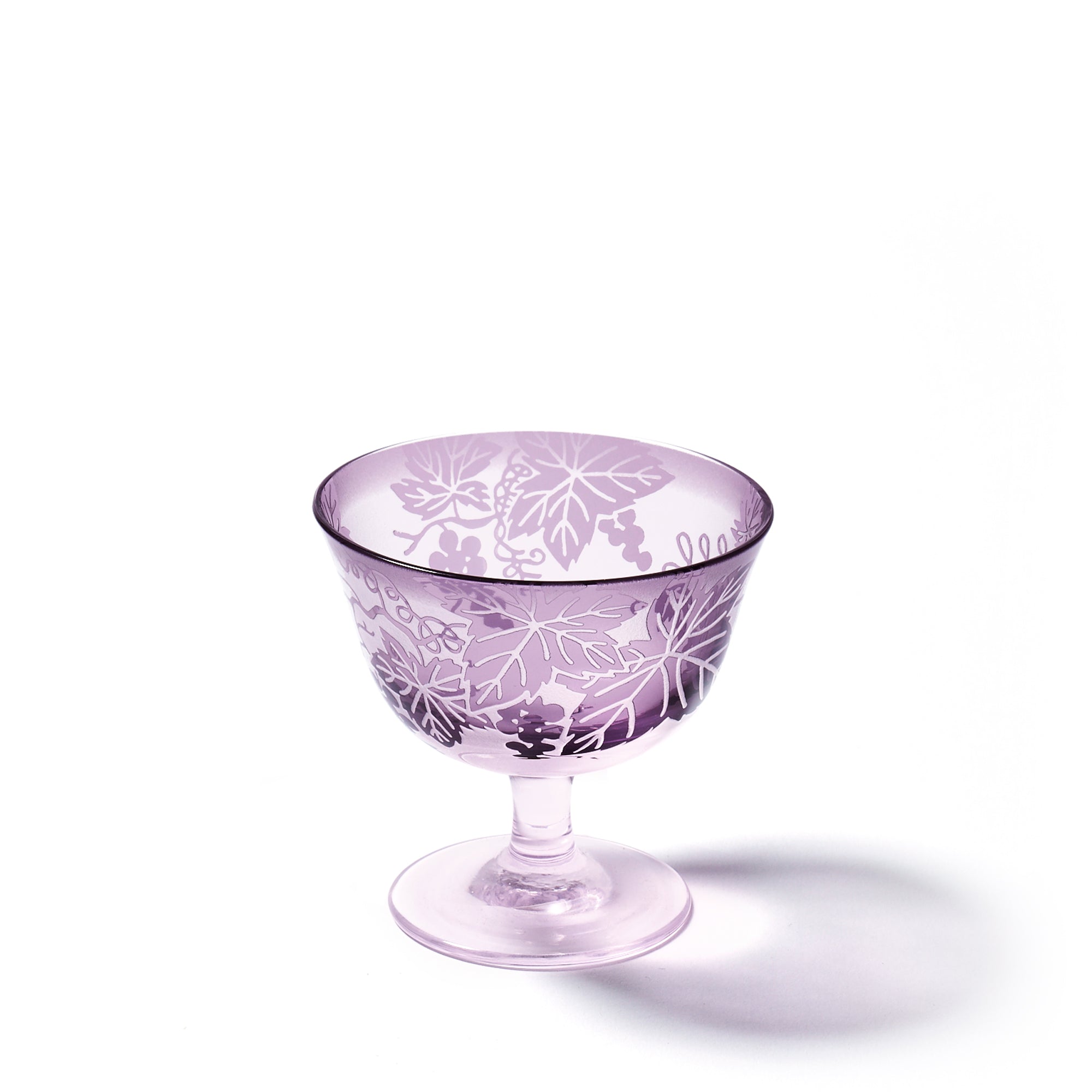 彫刻 夢柄子 ぶどう紋 食前酒 ｜江戸切子グラスならTABLEAU ONLINE