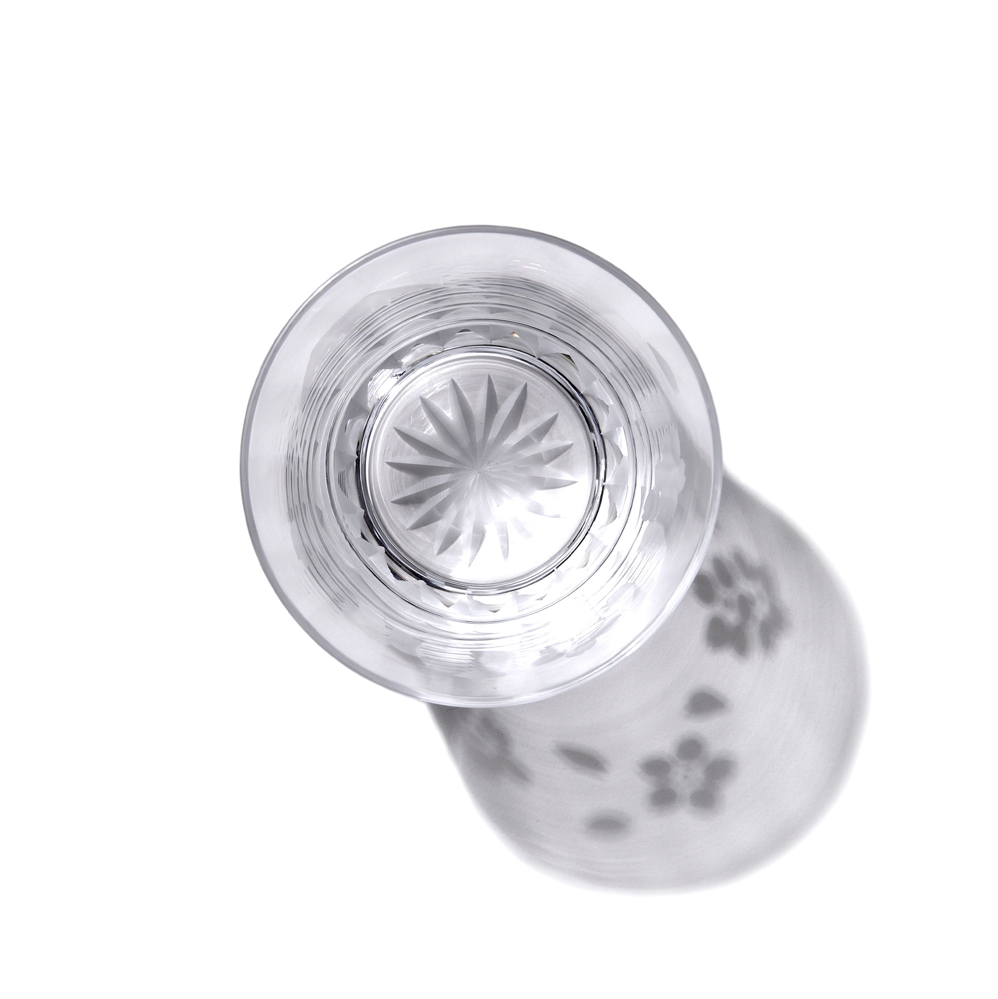 江戸切子　富士山に桜　オールドグラス　透き【名入れ無料】