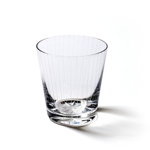 江戸切子 - 立縞紋 オールドグラス（透き） -【公式】太武朗工房直販 